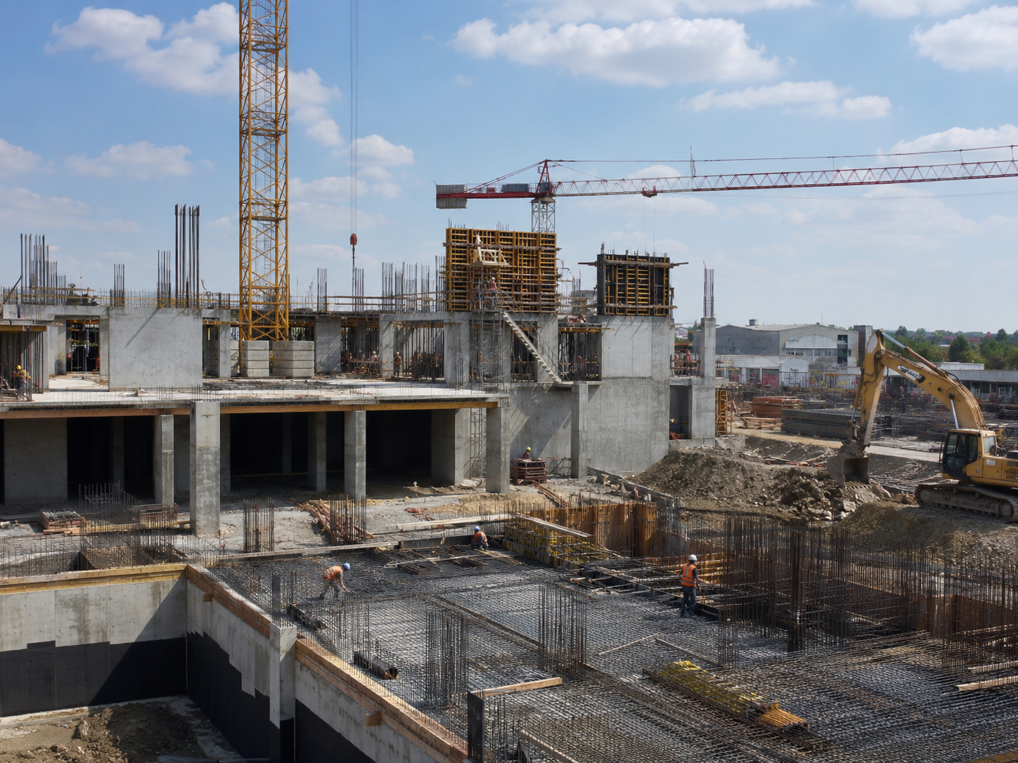 Chantier gros œuvre Rixheim